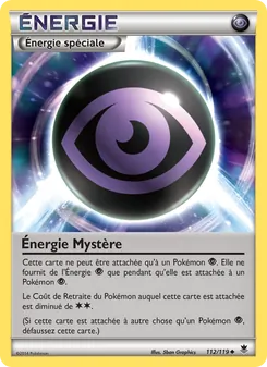 Carte Pokémon Énergie Mystère 112