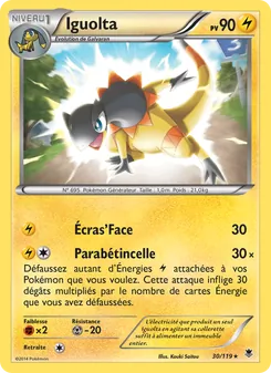 Carte Pokémon Iguolta 30 — Vigueur Spectrale