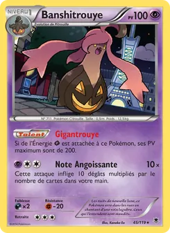Carte Pokémon Banshitrouye 45 — Vigueur Spectrale