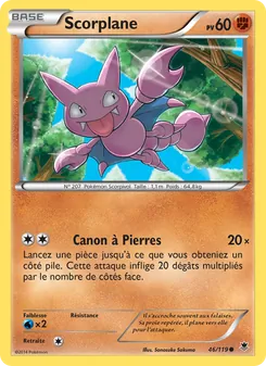 Carte Pokémon Scorplane 46 — Vigueur Spectrale