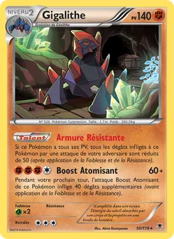 Carte Pokémon Gigalithe 50 — Vigueur Spectrale