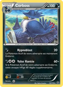 Carte Pokémon Corboss 52 — Vigueur Spectrale