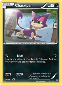 Carte Pokémon Chacripan 56 — Vigueur Spectrale