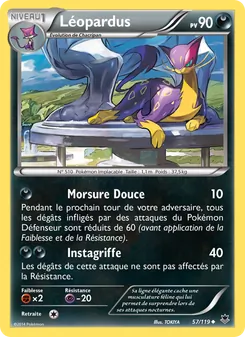 Carte Pokémon Léopardus 57 — Vigueur Spectrale