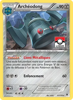 Carte Pokémon Archéodong 61 — Vigueur Spectrale