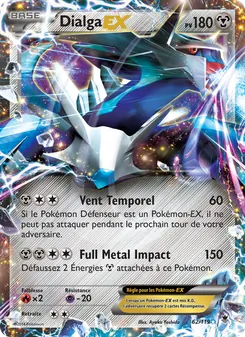 Carte Pokémon Dialga EX 62 — Vigueur Spectrale
