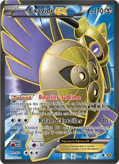 Carte Pokémon Exagide EX 65a