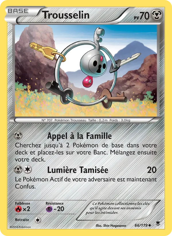 Carte Pokémon Trousselin 66/119 de l'extension Vigueur Spectrale