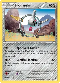 Carte Pokémon Trousselin 66