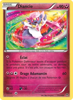Carte Pokémon Diancie 71