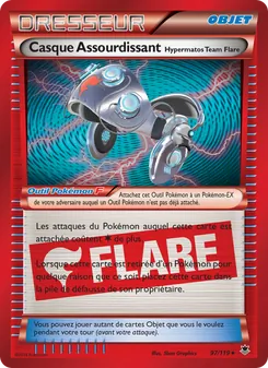 Carte Pokémon Casque Assourdissant Hypermatos Team Flare 97