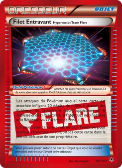 Carte Pokémon Filet Entravant Hypermatos Team Flare 98