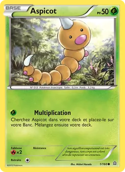 Carte Pokémon Aspicot 1