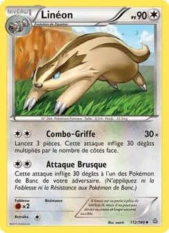 Carte Pokémon Linéon 112