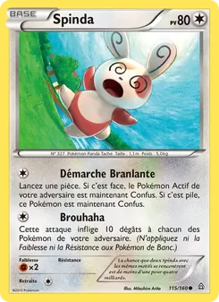 Carte Pokémon Spinda 115