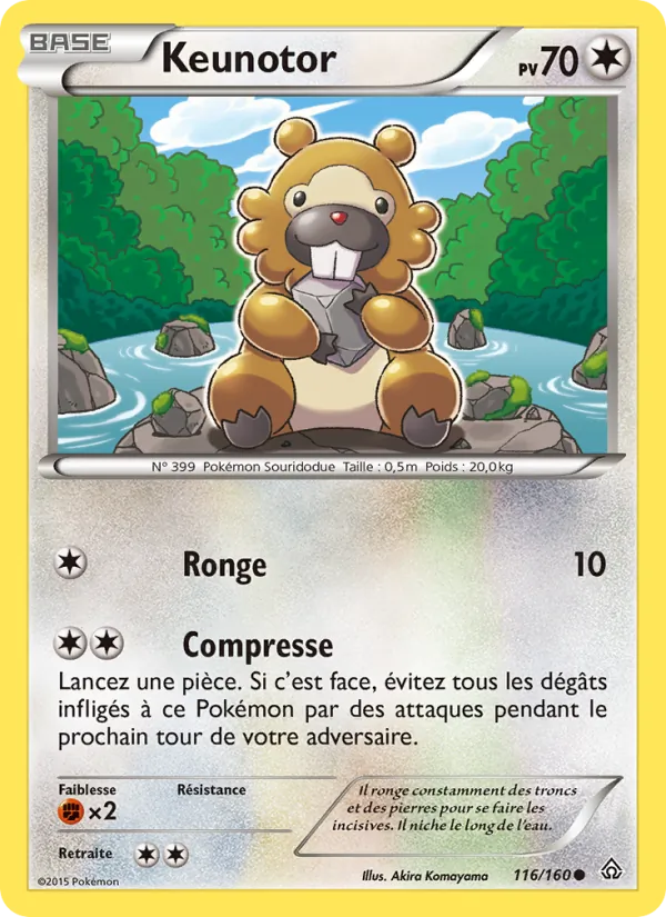 Carte Pokémon Keunotor 116/160 de l'extension Primo-Choc