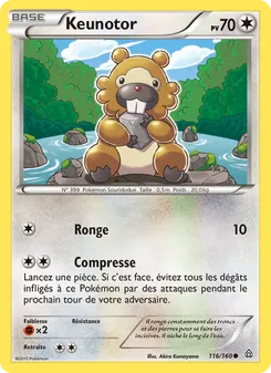 Carte Pokémon Keunotor 116
