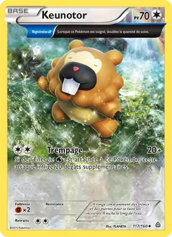 Carte Pokémon Keunotor 117 — Primo-Choc