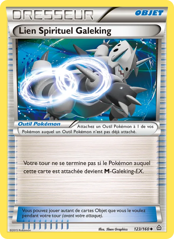 Carte Pokémon Lien Spirituel Galeking 123/160 de l'extension Primo-Choc