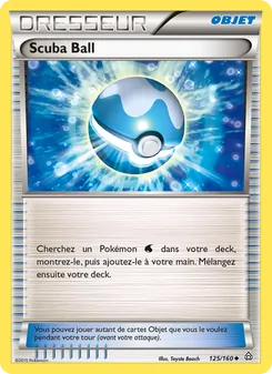 Carte Pokémon Scuba Ball 125