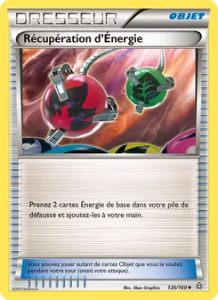 Carte Pokémon Récupération d'Énergie 126