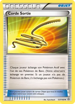 Carte Pokémon Corde Sortie 127