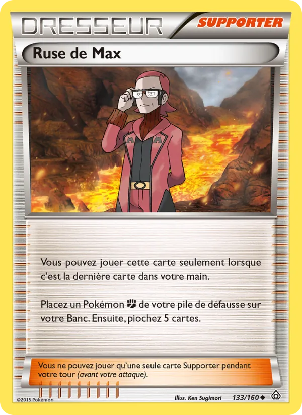 Carte Pokémon Ruse de Max 133/160 de l'extension Primo-Choc