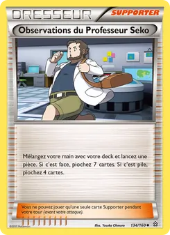 Carte Pokémon Observations du Professeur Seko 134 — Primo-Choc