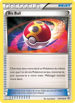 Carte Pokémon Bis Ball 136 — Primo-Choc