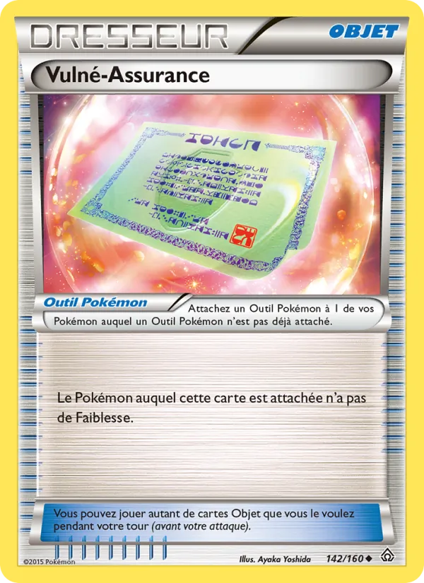 Carte Pokémon Vulné-Assurance 142/160 de l'extension Primo-Choc