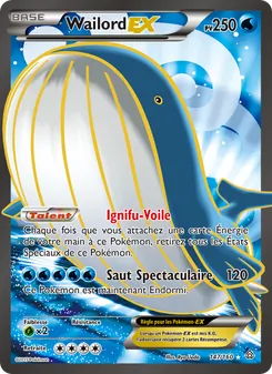 Carte Pokémon Wailord EX 147