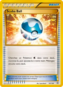Carte Pokémon Scuba Ball 161