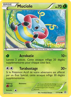Carte Pokémon Muciole 17