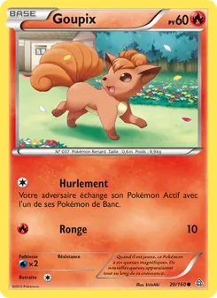 Carte Pokémon Goupix 20