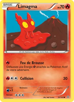 Carte Pokémon Limagma 22