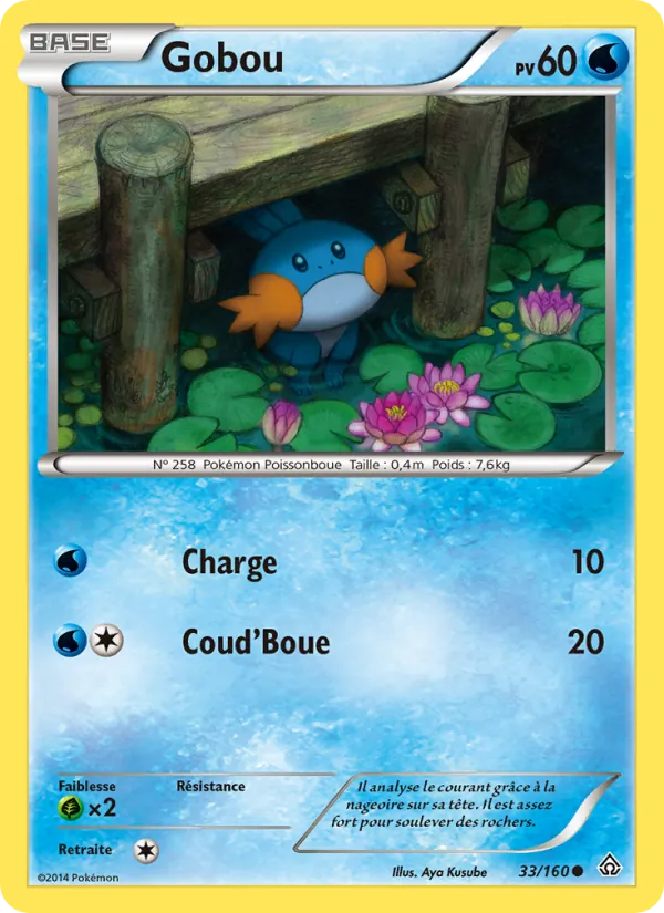 Carte Pokémon Gobou 33/160 de l'extension Primo-Choc