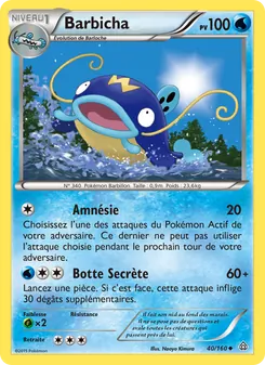 Carte Pokémon Barbicha 40