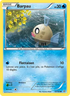 Carte Pokémon Barpau 43