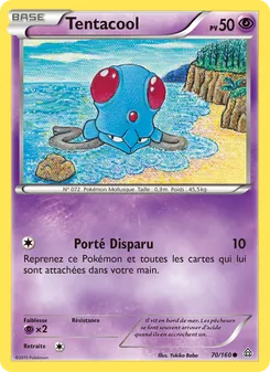 Carte Pokémon Tentacool 70
