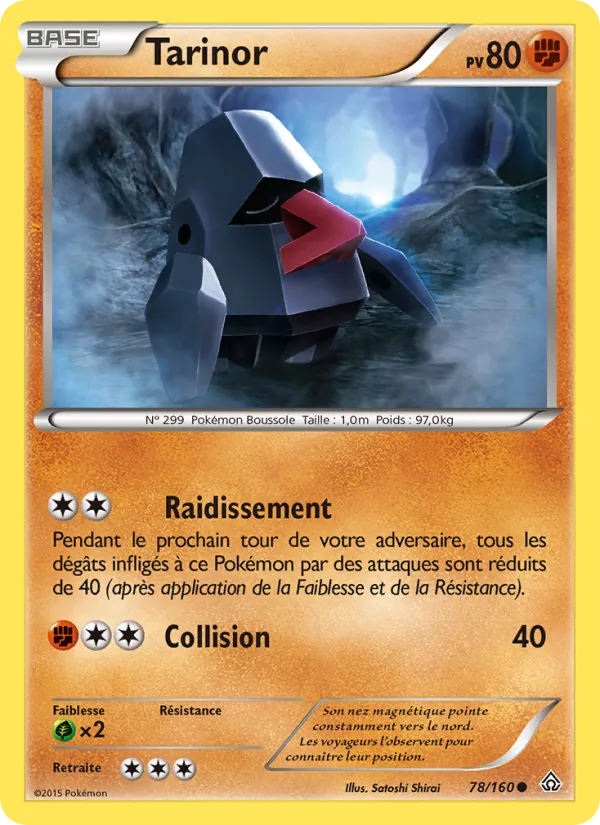 Carte Pokémon Tarinor 78/160 de l'extension Primo-Choc