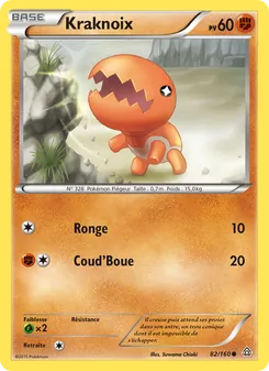 Carte Pokémon Kraknoix 82