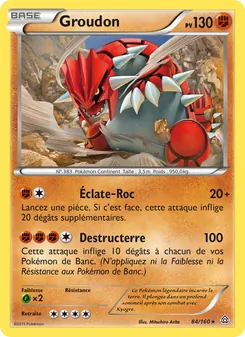 Carte Pokémon Groudon 84 — Primo-Choc