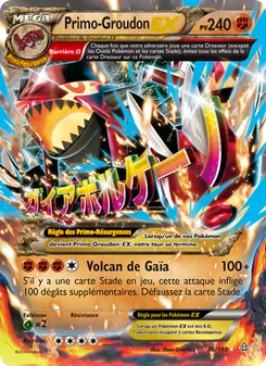 Carte Pokémon Primo-Groudon EX 86 — Primo-Choc