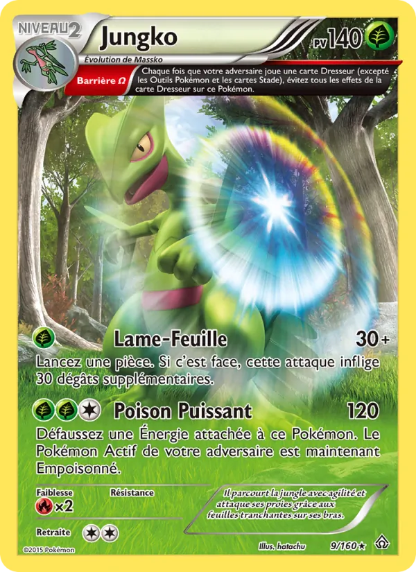 Carte Pokémon Jungko 9/160 de l'extension Primo-Choc