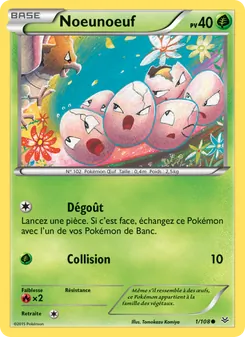 Carte Pokémon Noeunoeuf 1