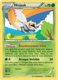 Carte Pokémon Ninjask 10 — Ciel Rugissant