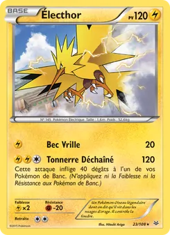 Carte Pokémon Électhor 23