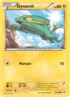 Carte Pokémon Dynavolt 24