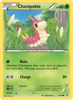 Carte Pokémon Chenipotte 3