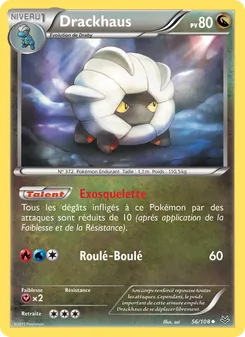 Carte Pokémon Drackhaus 56 — Ciel Rugissant
